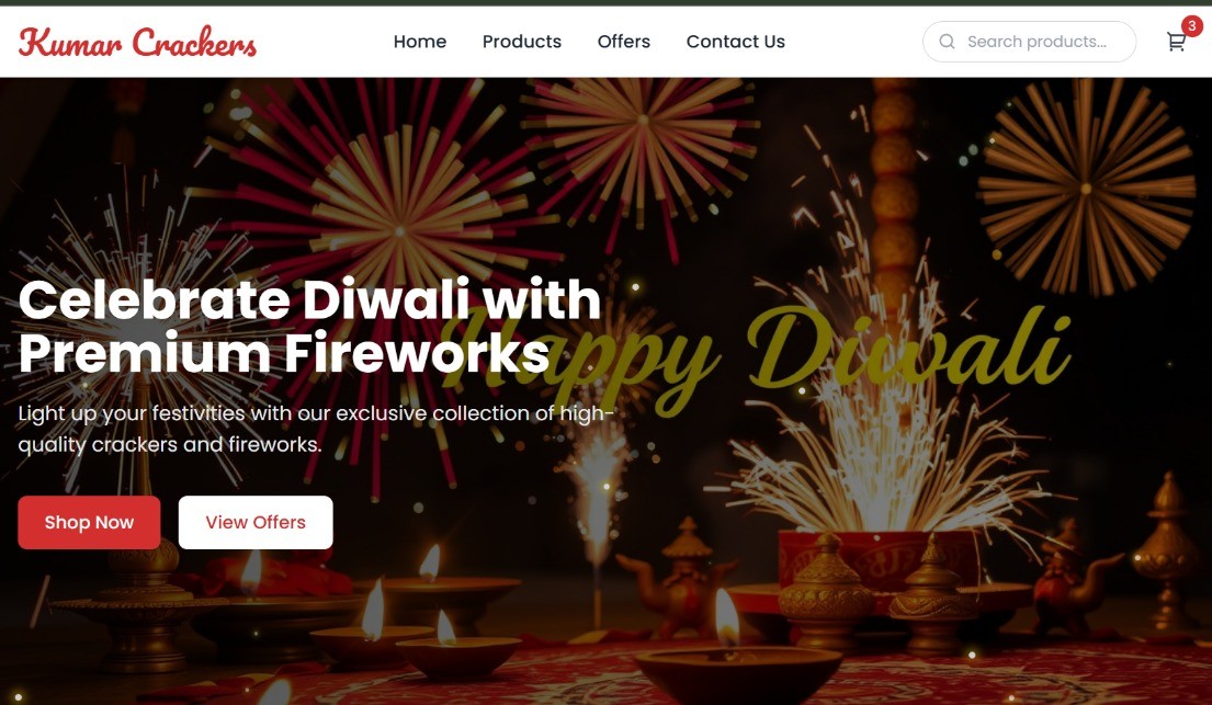 Cracker E-commerce Website